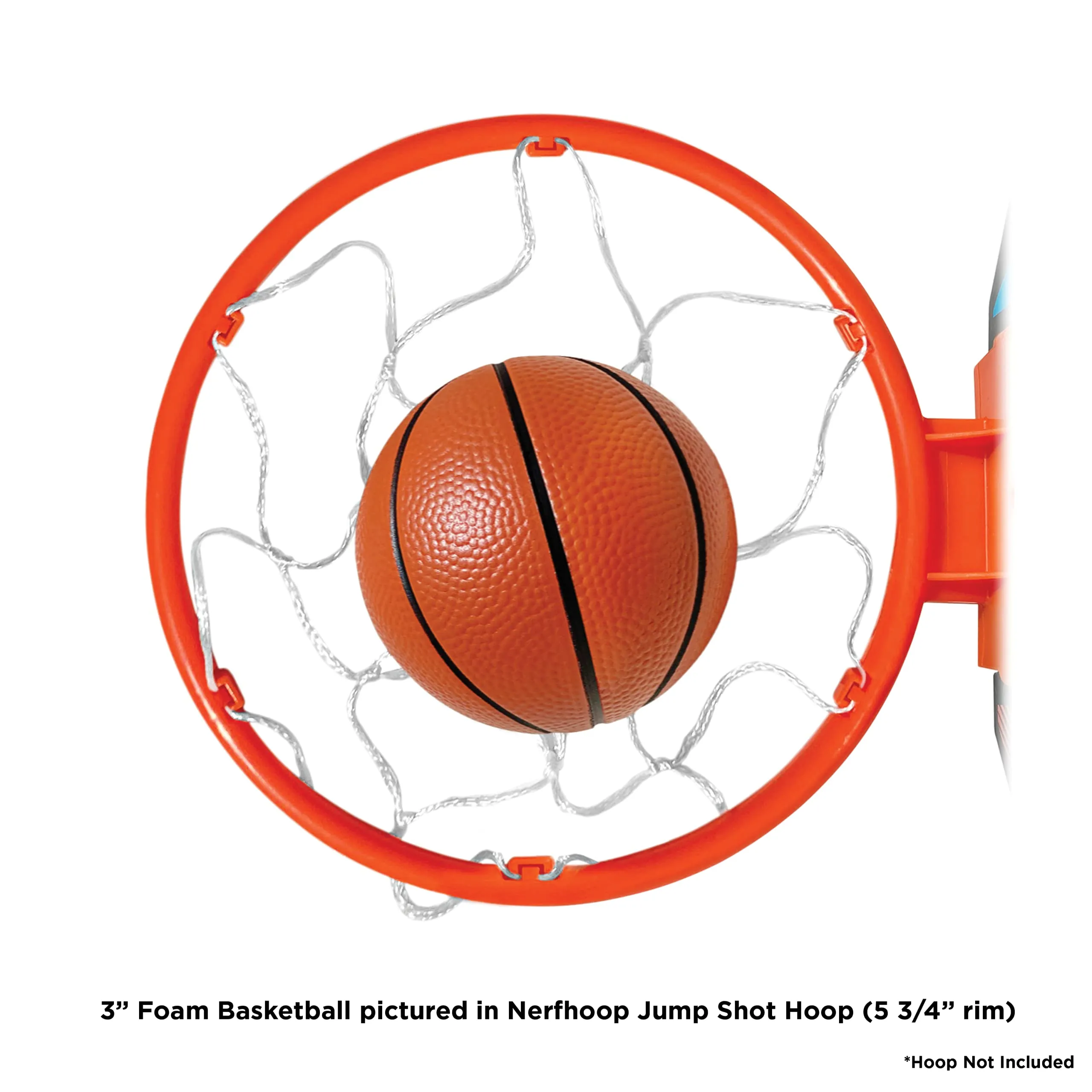 3" Foam Mini Basketball for Nerf Nerfoop Jump Shot Mini Hoop Basketball, 3 Pack | Super