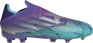 Adidas X Speedflow  FG J 'Purple Rush Mint Rush' Cleats, Purple