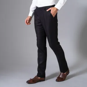 Amadeus Black Linen Pant