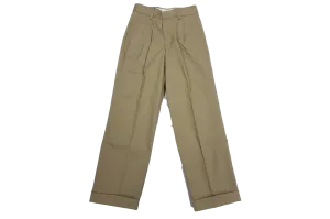 Beltloop Trouser Khaki Emb - Canaan College