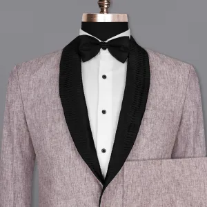 Bouquet Purple Luxurious Linen Tuxedo Suit