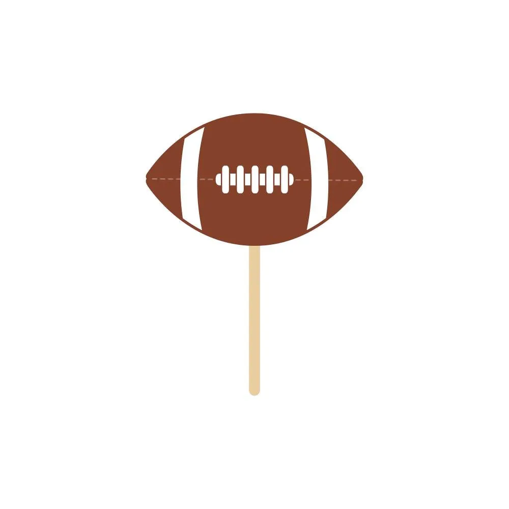 Bulk Pack of 100 Football Wooden Picks