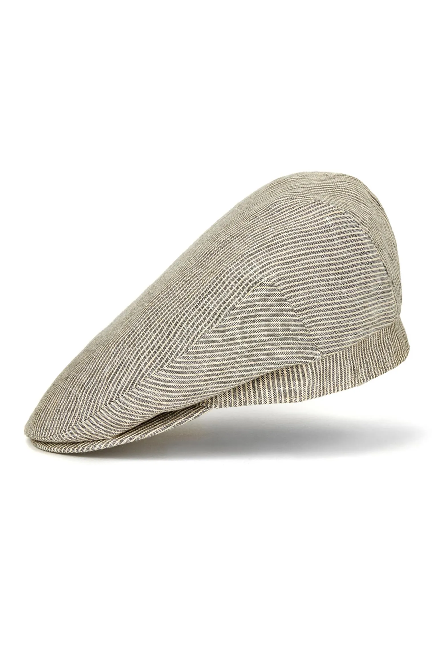 Cannes Linen Flat Cap