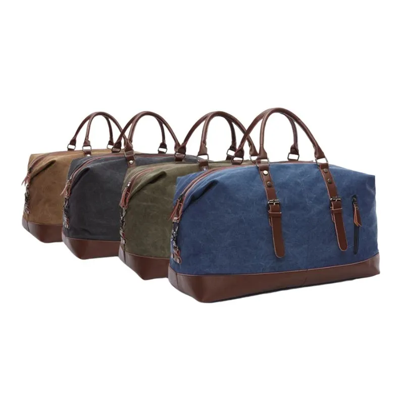 Canvas Men's Carry-On Luggage and Duffel Bag