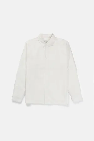 Classic Linen Ls Shirt White