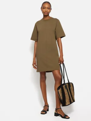 Cotton Riley T-Shirt Dress | Khaki