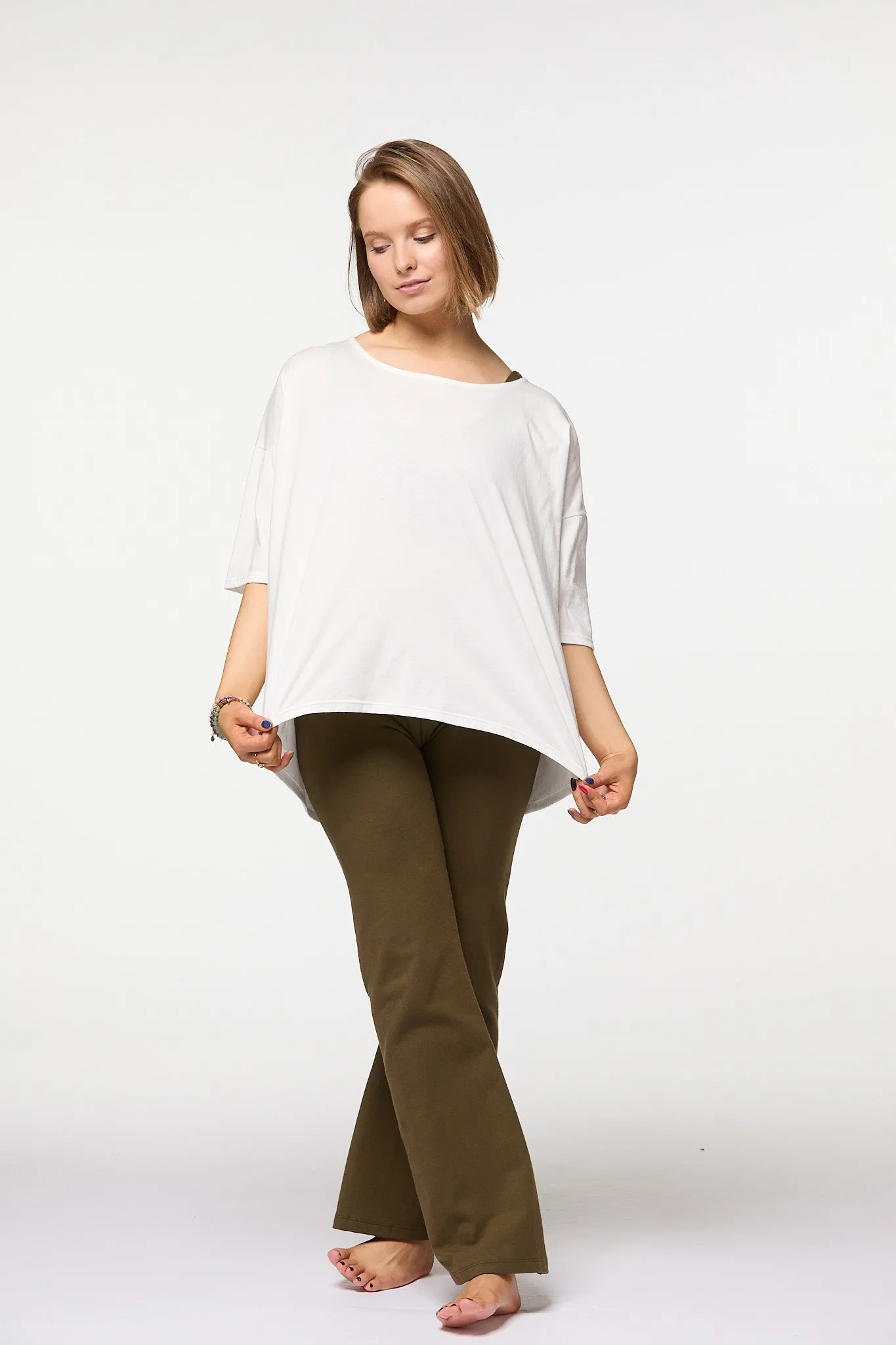 Flare Leggings | Khaki