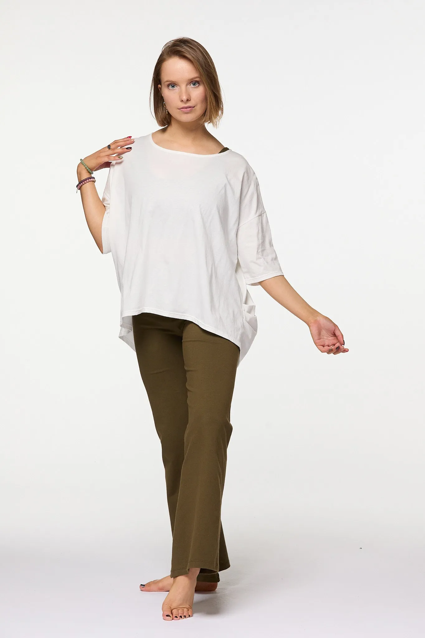 Flare Leggings | Khaki