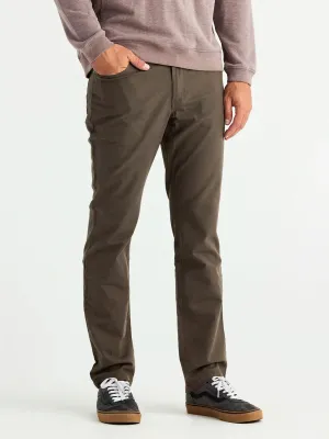 Free Fly Men's Stretch Canvas 5 Pocket Pant in Tobacco