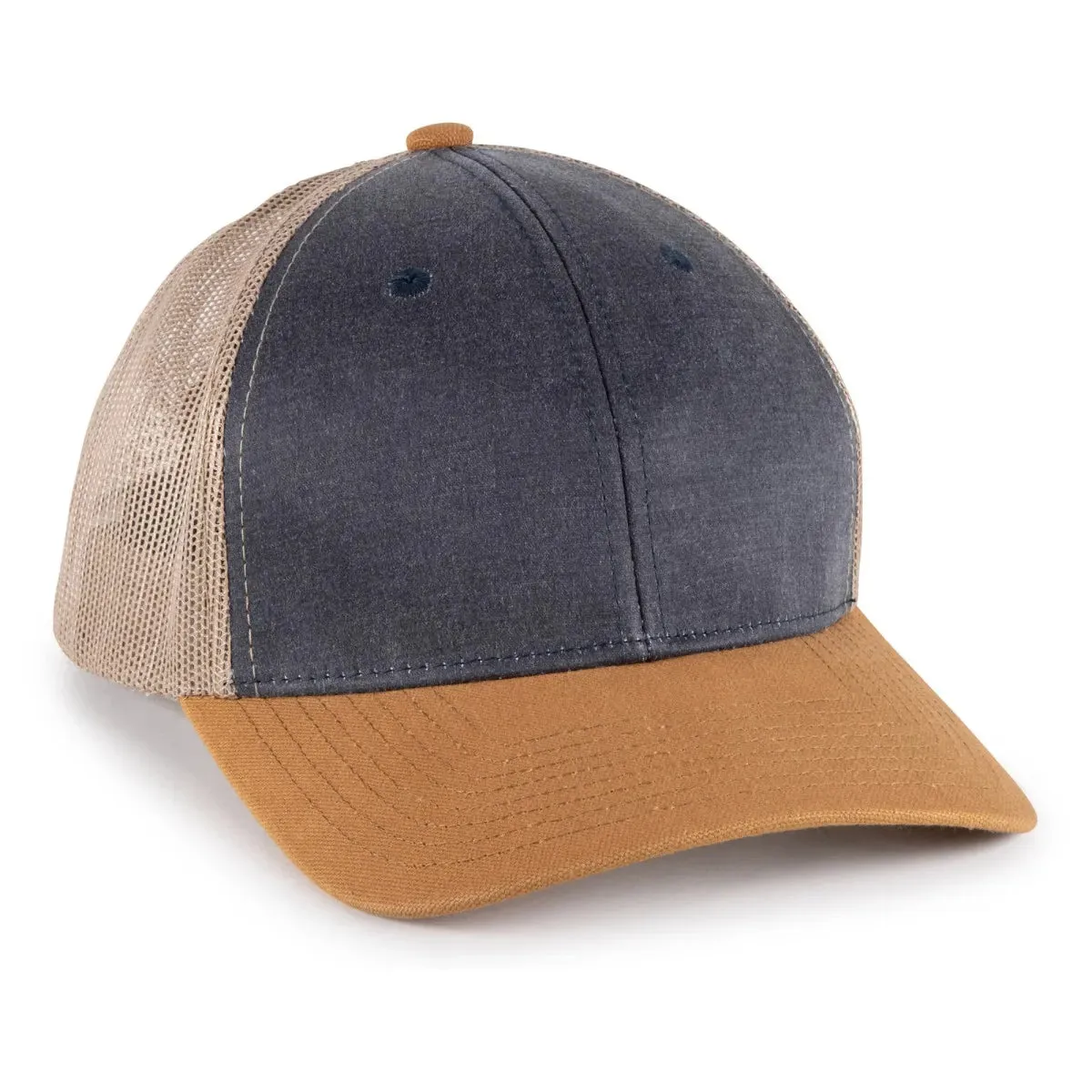 Hard Pigment Dyed Mesh Back Hat
