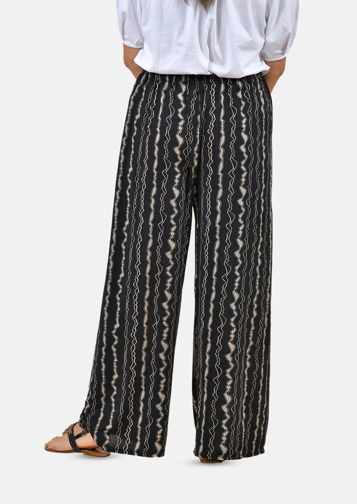 High Waist Wide Leg Trousers