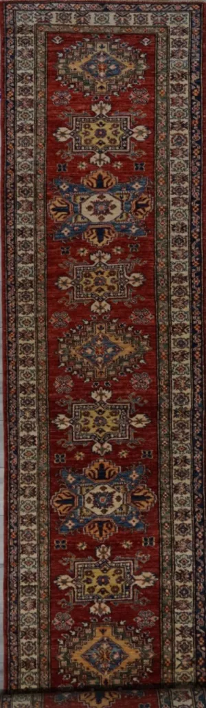 Pakistan Kazak Hand Knotted Wool 3x20