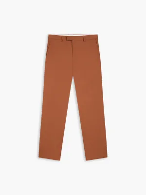 Piccadilly Linen Slim Rust Suit Trouser