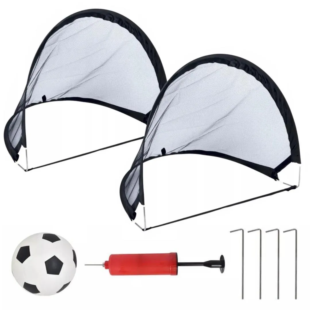 Pop-Up Goal Set of 2 with Ball and Pump