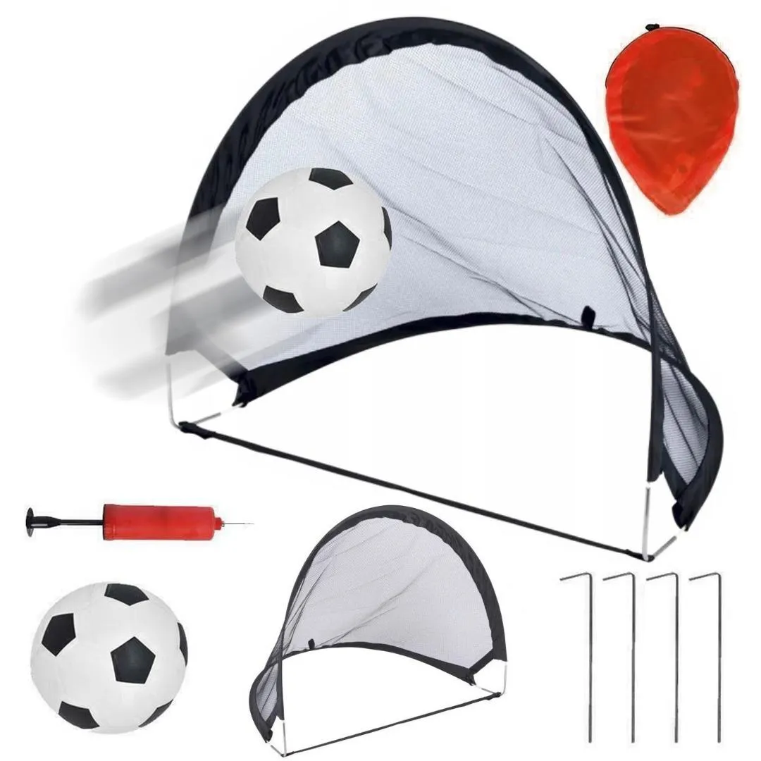 Pop-Up Goal Set of 2 with Ball and Pump