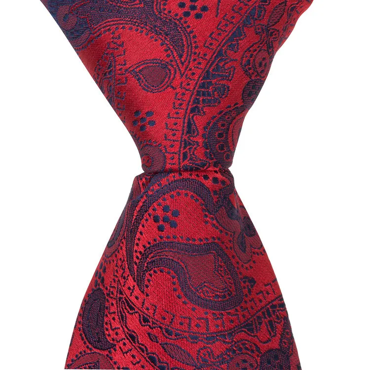 R1 - Red/Blue Paisley - Standard Width