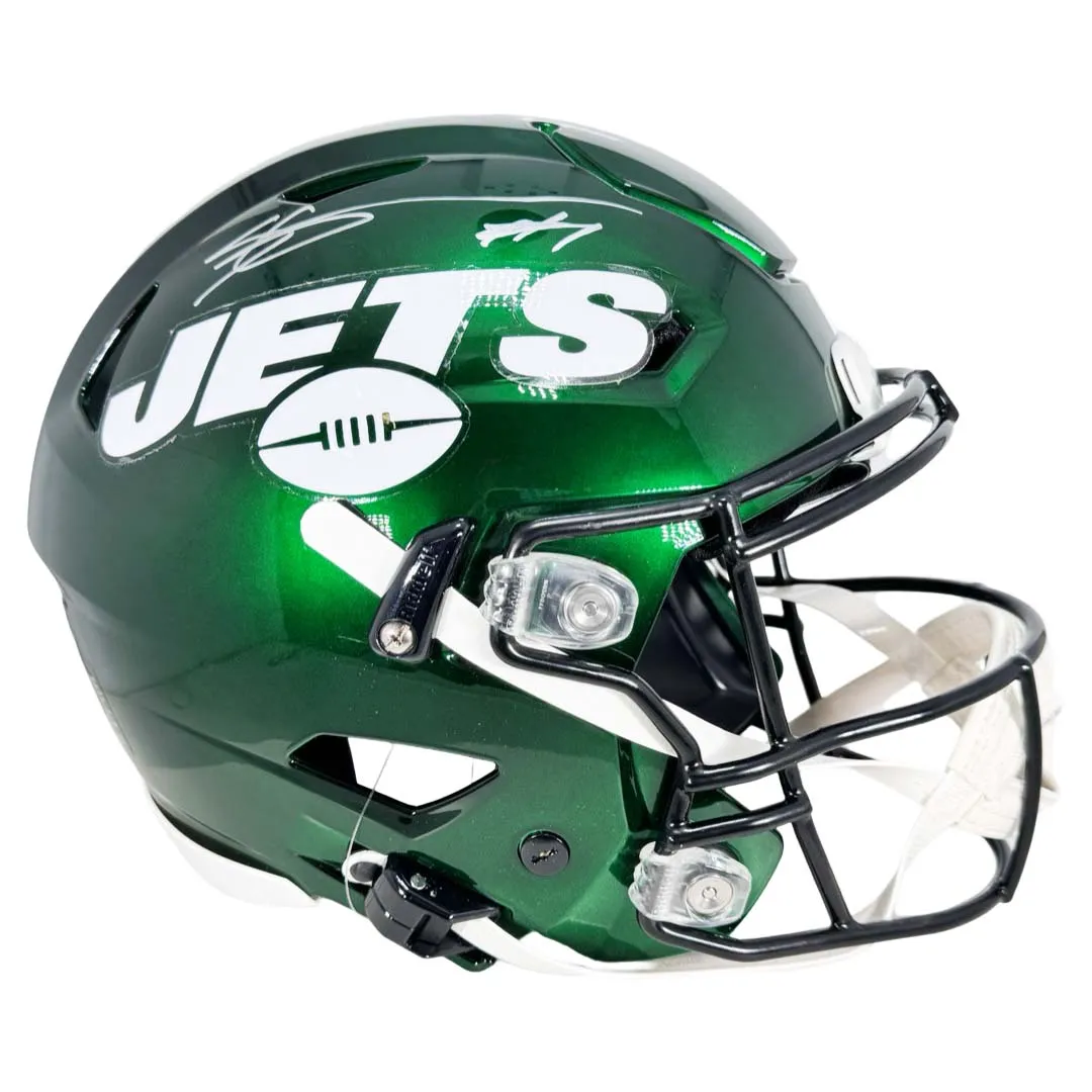 Sauce Gardner Signed New York Jets Authentic SpeedFlex Full-Size Football Helmet (Beckett)