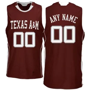 Texas A&M Aggies Customizable College Style Basketball Jersey